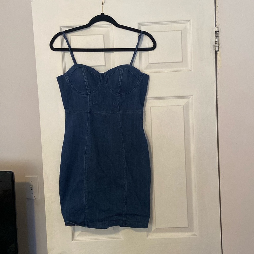 Denim dress